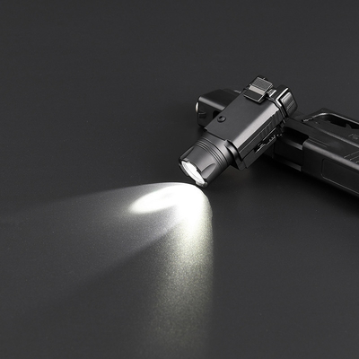 Il bianco ha condotto la torcia elettrica tattica del compatto di alto potere di 400 lumi con la ferrovia di 20MM
